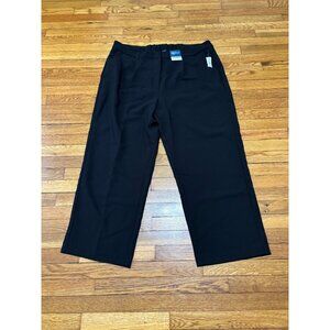 Old Navy Women's Taylor Wide Leg Trouser Full Length Pants Size 2XL Black NWT
